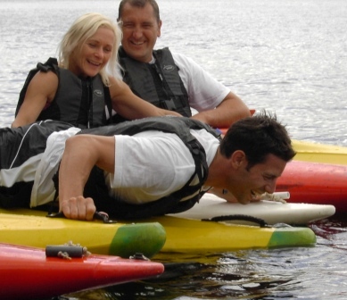 kayaking lake district, kayaking cumbria, kayaking games on lake windermere, kayaking games on coniston
